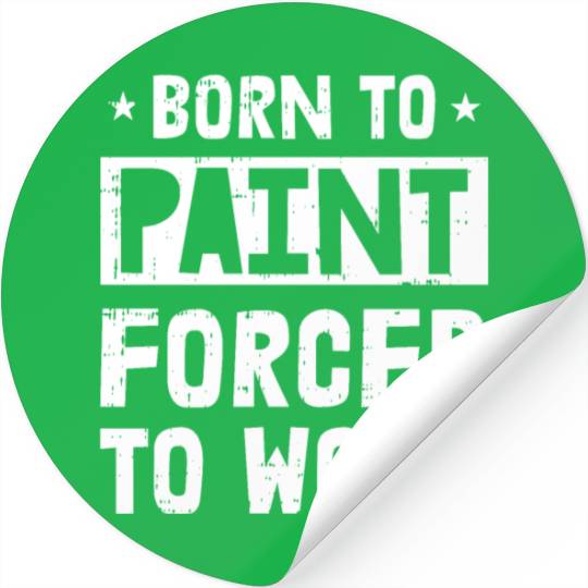 Painter Painting Funny Stickers