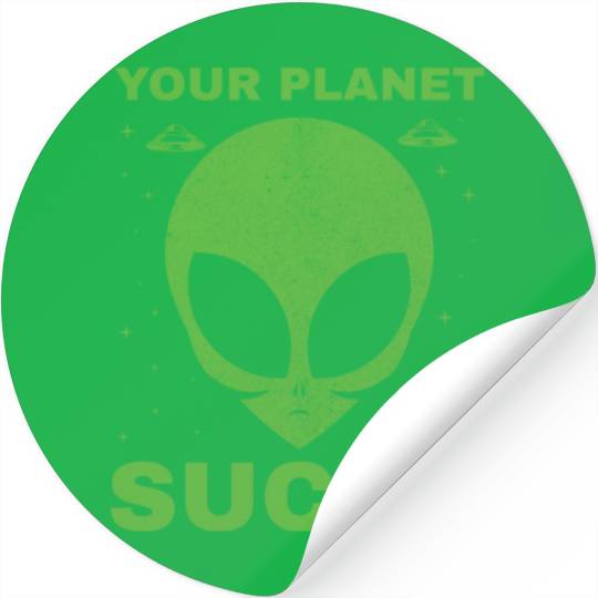 Alien, Aliens, UFO, UAP, Space Unknown Flight Stickers