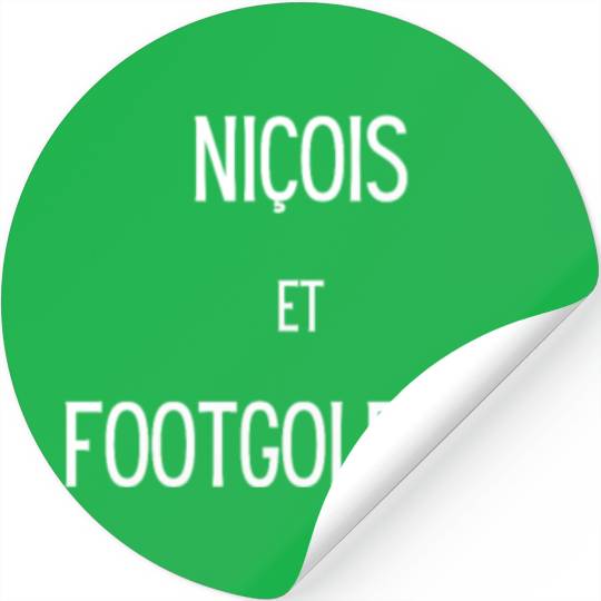 Nicois et footgolfeur Stickers