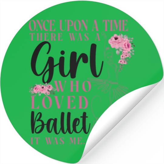 Ballet Dancer Dance Girl Ballerina Stickers