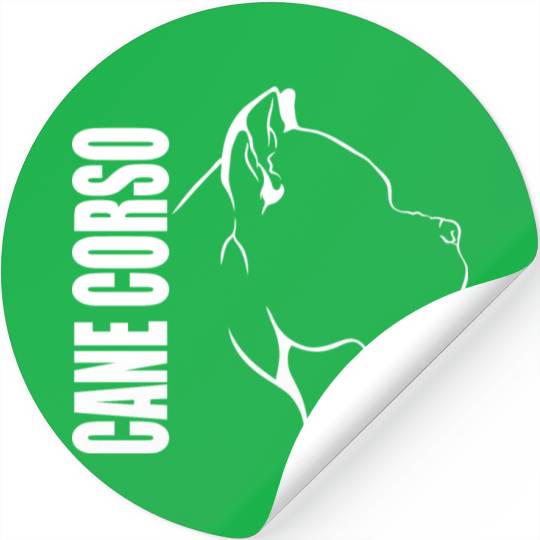 Proud Cane Corso Profile dog mom Stickers