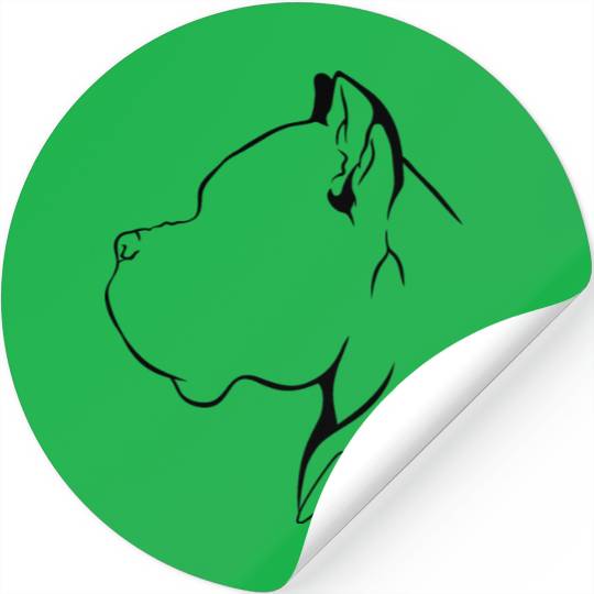 Proud Cane Corso Profile dog mom Stickers