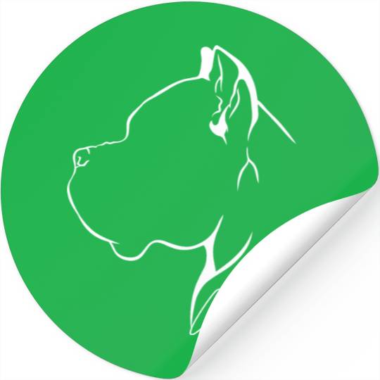 Proud Cane Corso Profile dog mom Stickers