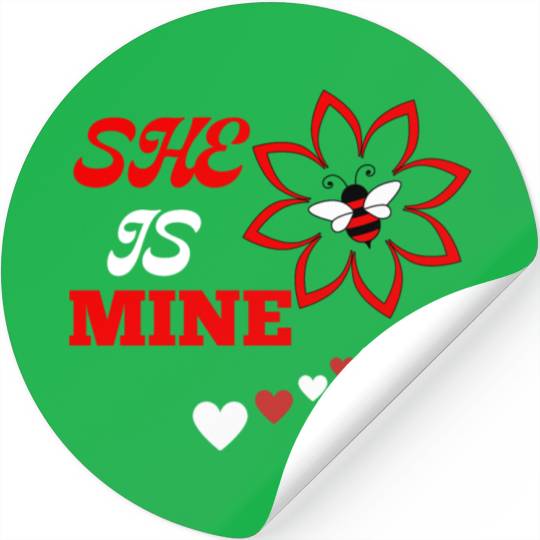 Vive La Saint Valentine Stickers