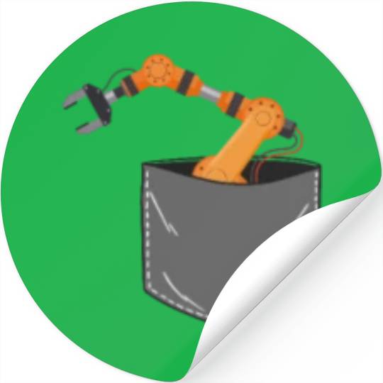 Robot Robotics Engineer Pocket Stickers