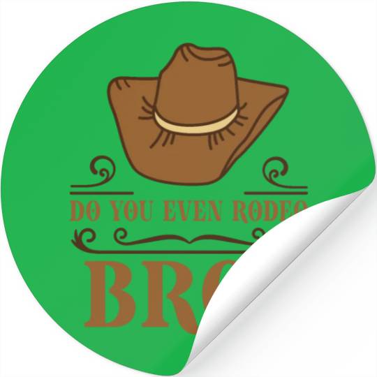 Cowboy Barn Bull Rider Rodeo Country Western Gift Stickers