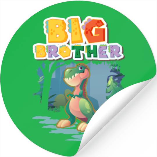 Big Brother Dino Lover Stickers