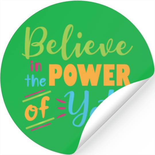 Growth Mindset Teacher Believe In The Power Of Yet Stickers