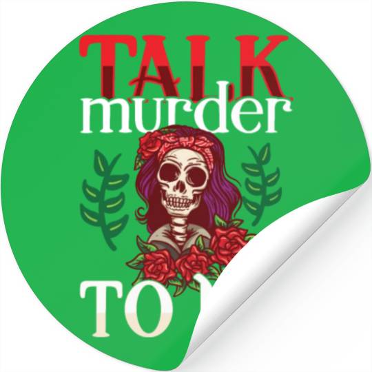 True Crime Murder Spy Crime Interest Gift Idea Stickers