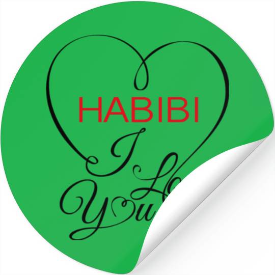 habibi i love you Stickers