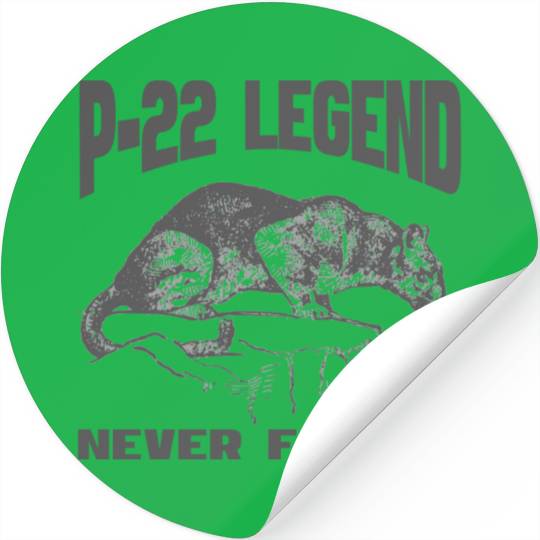 P22 MOUNTAIN LION SILVER LAKE NEVER FORGET Stickers