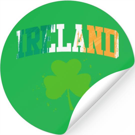 Ireland shamrock Irish St. Patrick's Day Stickers