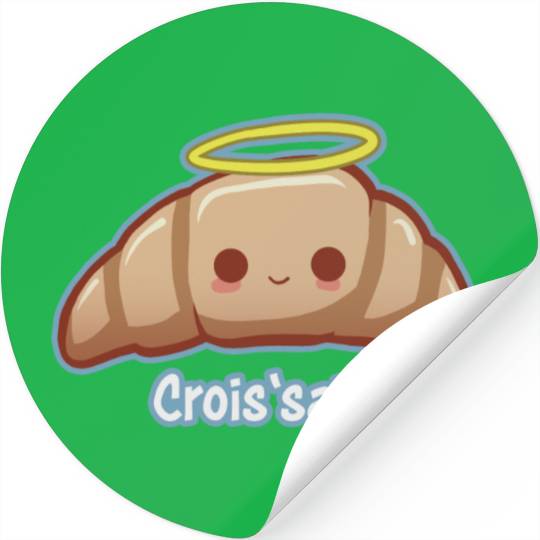 Croissaint - innocent croissant Stickers