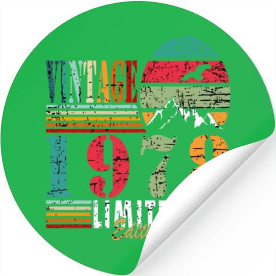 Awesome Since 1978 Birthday Stickers