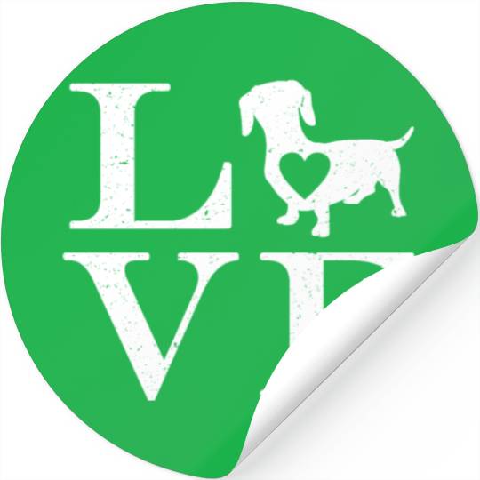 Dachshund Gift Dixie Wiener Doxie Dackel Stickers