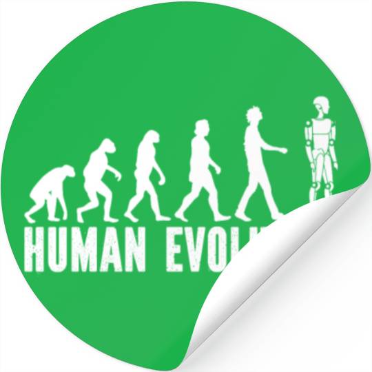 Robotics Robots Evolution Human Evolution Stickers