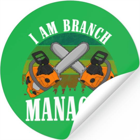 chainsaw Lumberjack Stickers
