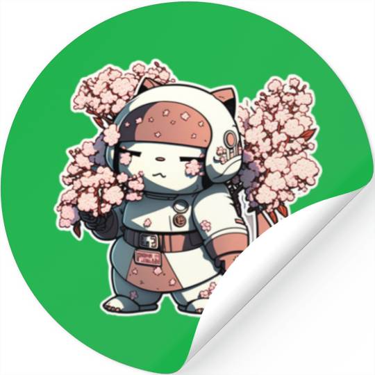 Anime cat Stickers