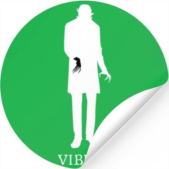 Vampire Vibing Stickers