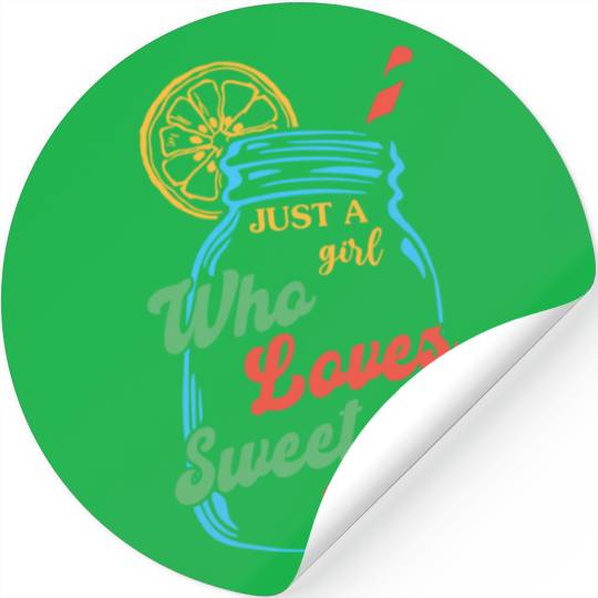 Just A Girl Who Loves Sweet Tea For Tea Lovers Stickers