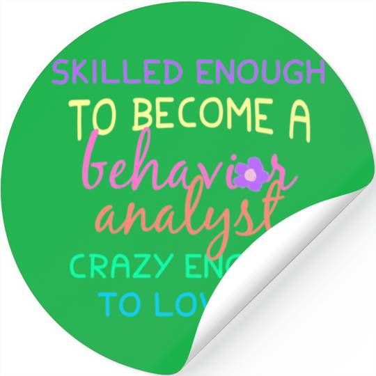 Behavior Analyst Graduate Stickers