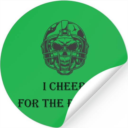 i cheer for the punter Stickers