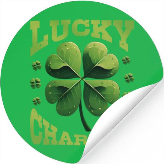 Lucky Charmer Shamrock St Patrick's Day Stickers