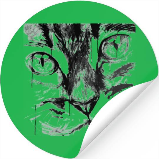 cat face Stickers