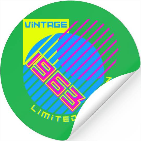 60th Birthday Vintage 1963 Stickers