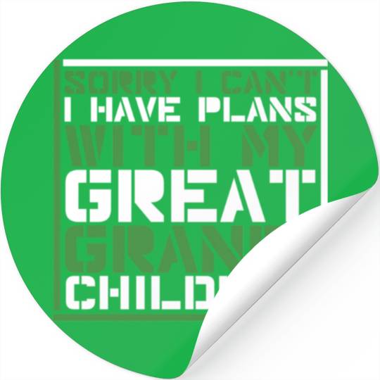 Great Grandparents Grandpa Grandma Stickers
