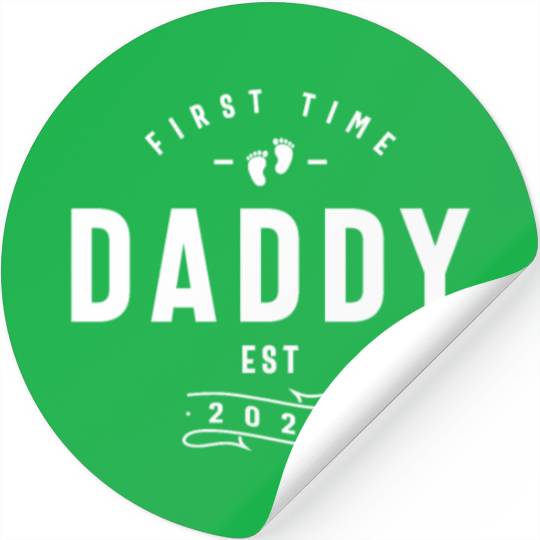 First Time Daddy 2023 Father's Day Soon To Be Dad Stickers
