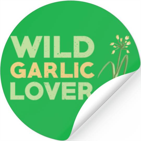 Wild Garlic Lover Stickers