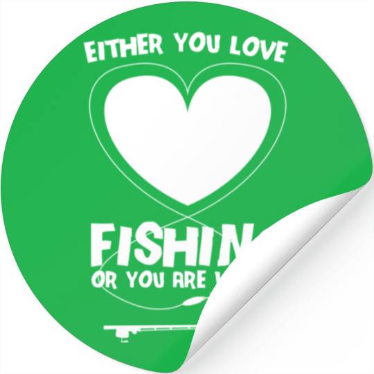 Funny Fishing Lover Fisherman Stickers
