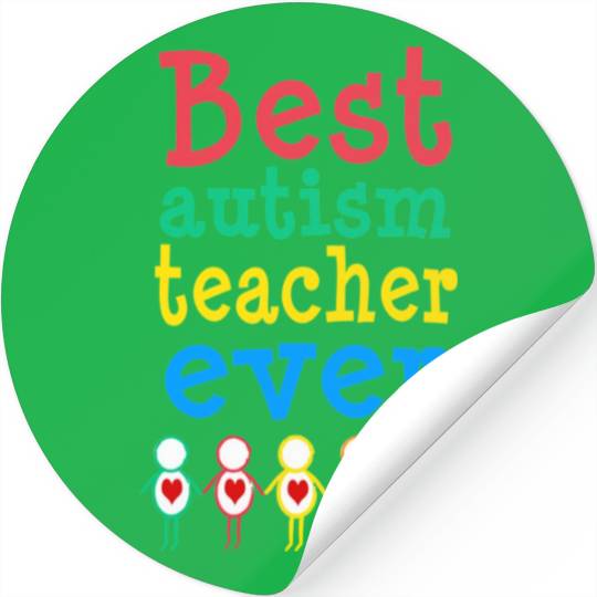 Autism Teacher Gift Stickers