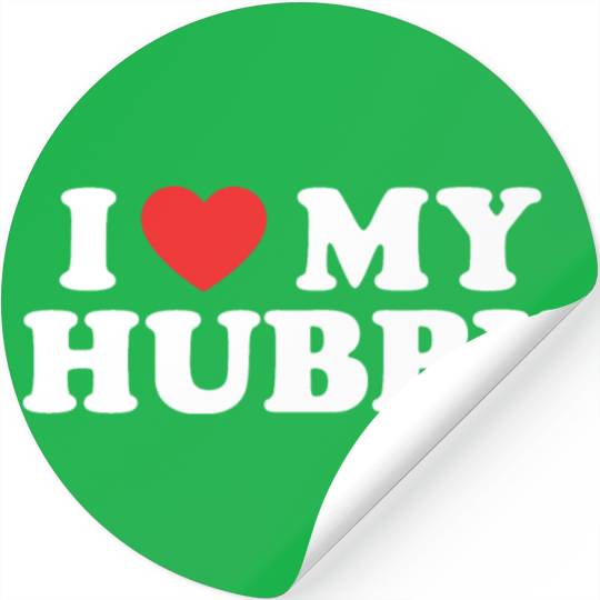 I love my hubby Stickers