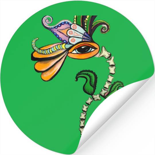 AliEn fLOWeR Stickers