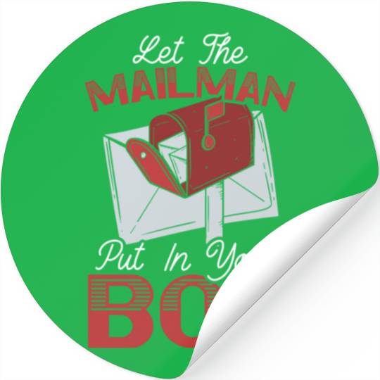 Postal Worker Mailman Delivery Mail Escort Stickers