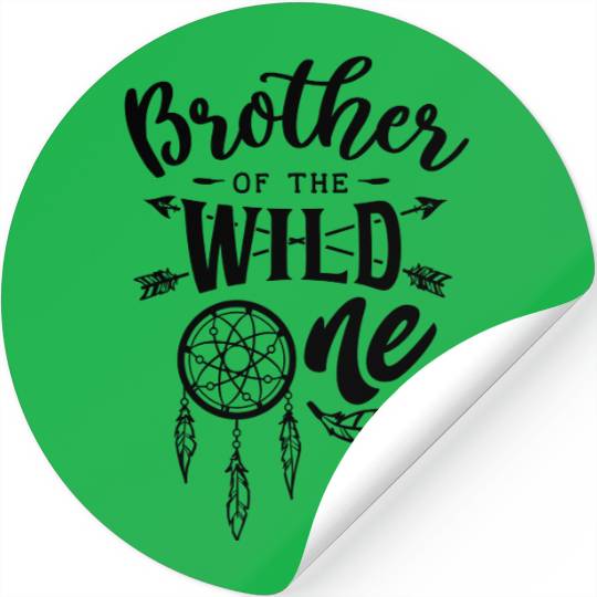 Brother of the wild one Stickers