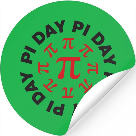 Pi Day Stickers