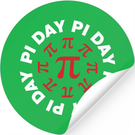 Pi Day Stickers