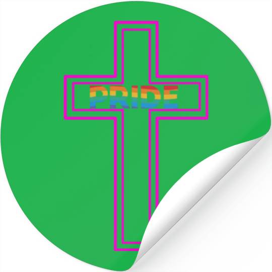 Pride Cross pride month Stickers