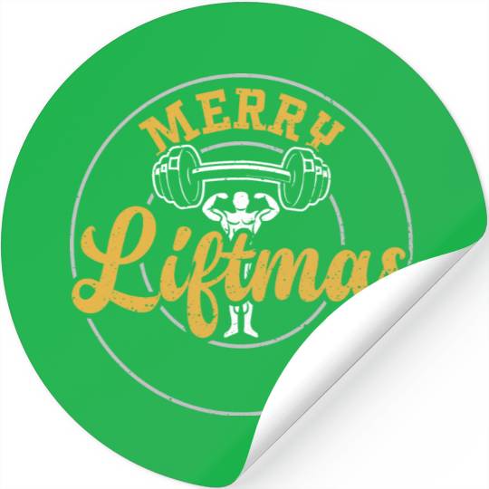 Merry Liftmas - Gym Stickers