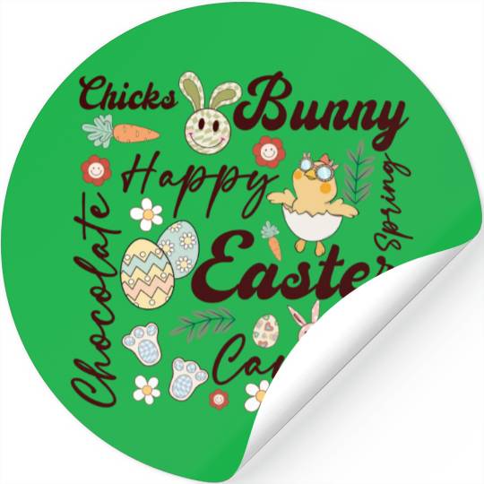 Happy Easter Stickers