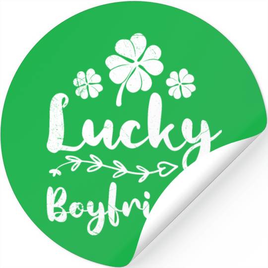 Lucky Boyfriend St. Patrick's Day Ireland Stickers