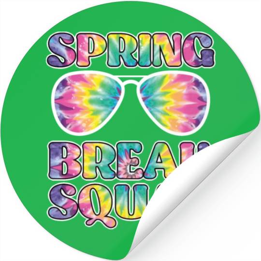Spring Break Squad Summer Vacation Spring Break Stickers