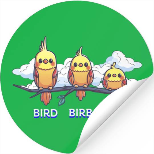 Bird Birb Borb Funny Birdwatching Cute Birds Lover Stickers