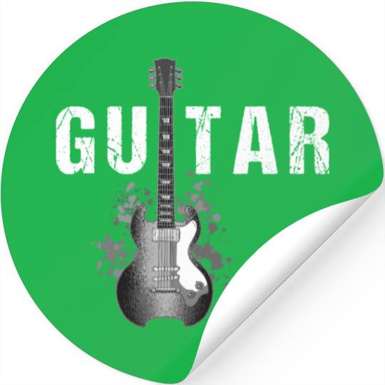 Music Bass Guitar Acoustic Electric Guitarist Stickers