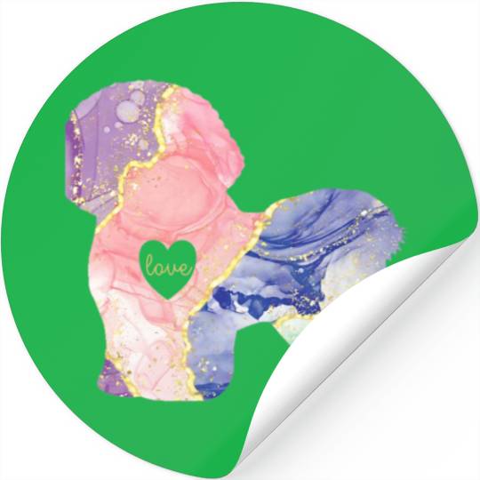 Bichon Frise Lover Bichon Frise Mom Stickers