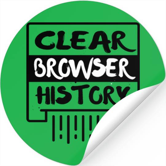 Clear Browser History Stickers