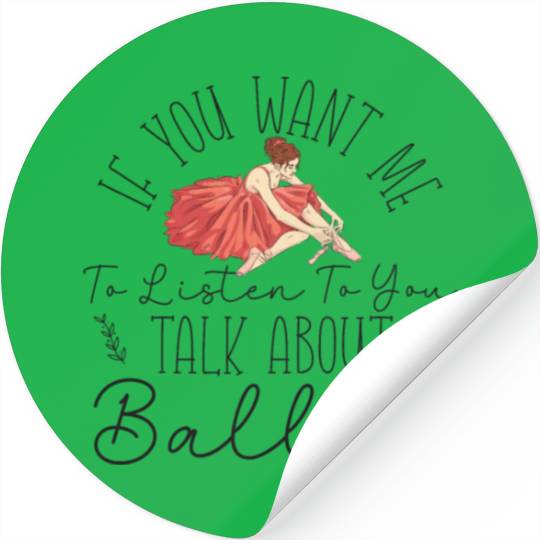 Ballet Dancer Dance Girl Ballerina Stickers